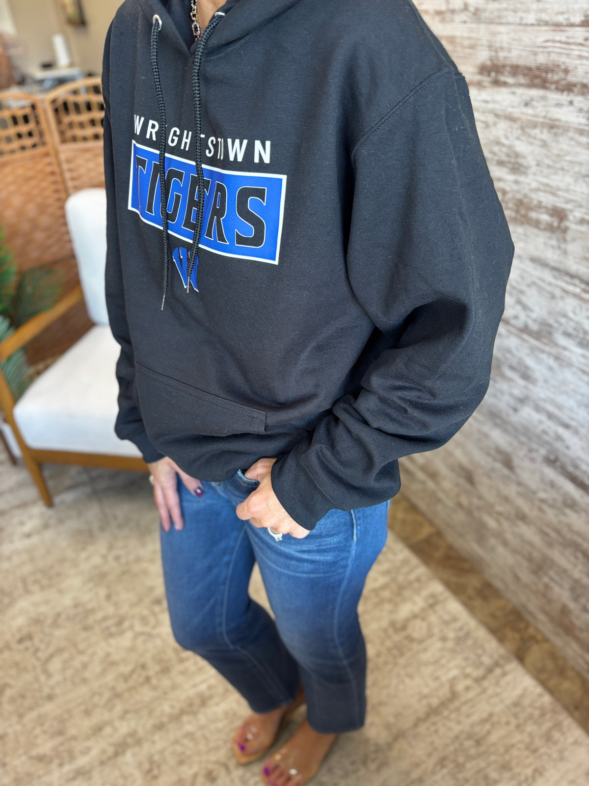Wrightstown Tigers Port & Company Hoodie~ 2  Colors~ Youth and Adult Sizes