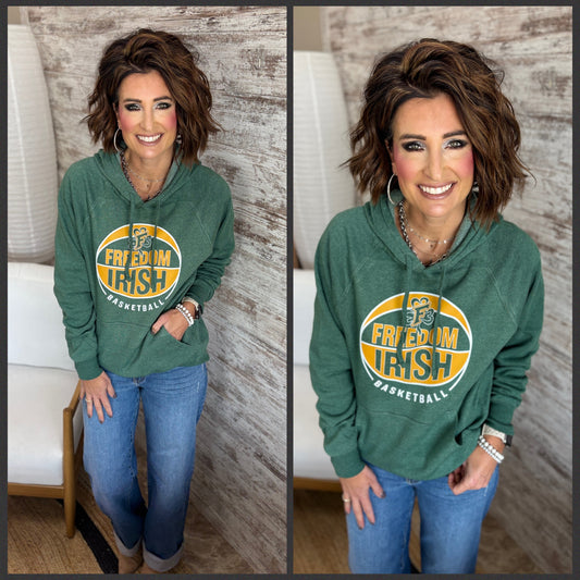 Freedom Irish Basketball Independent Trading Special Blend Hoodie ~ 2 Colors~ Youth and Adult