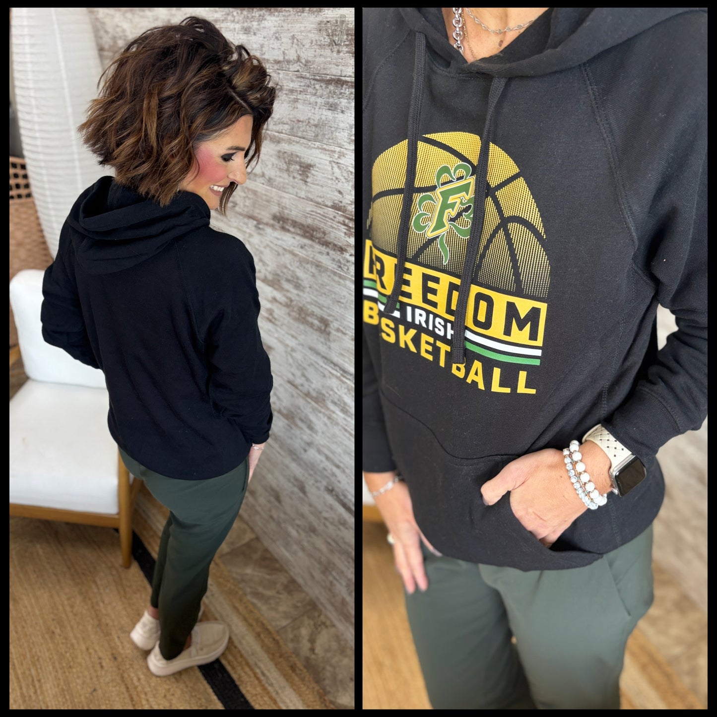 Freedom Irish Basketball Independent Trading Special Blend Hoodie ~ 2 Colors~ Youth and Adult