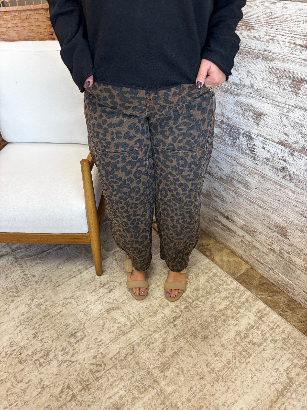 So Me Mocha Leopard Jeans