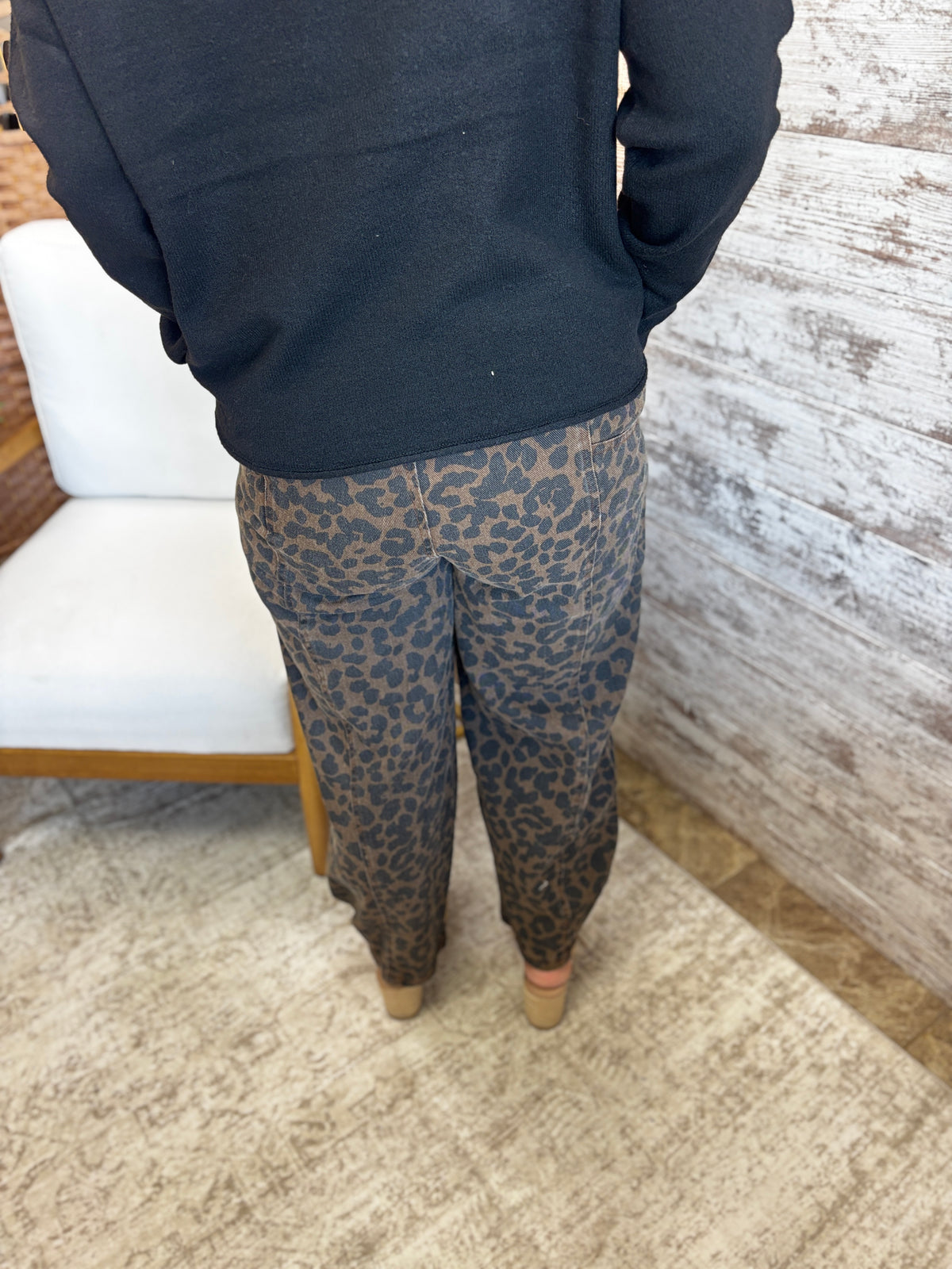 So Me Mocha Leopard Jeans