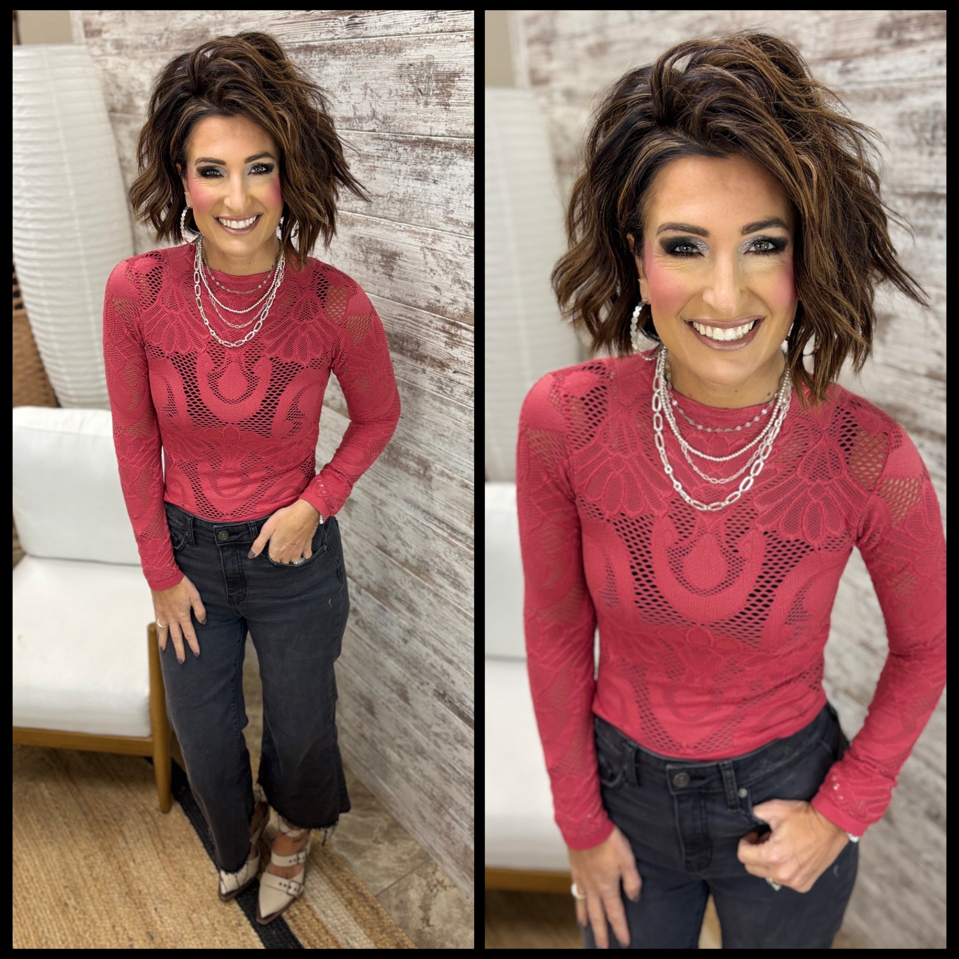 Fishnet Layering Top ~ 2 Colors – Kenny Rose Boutique