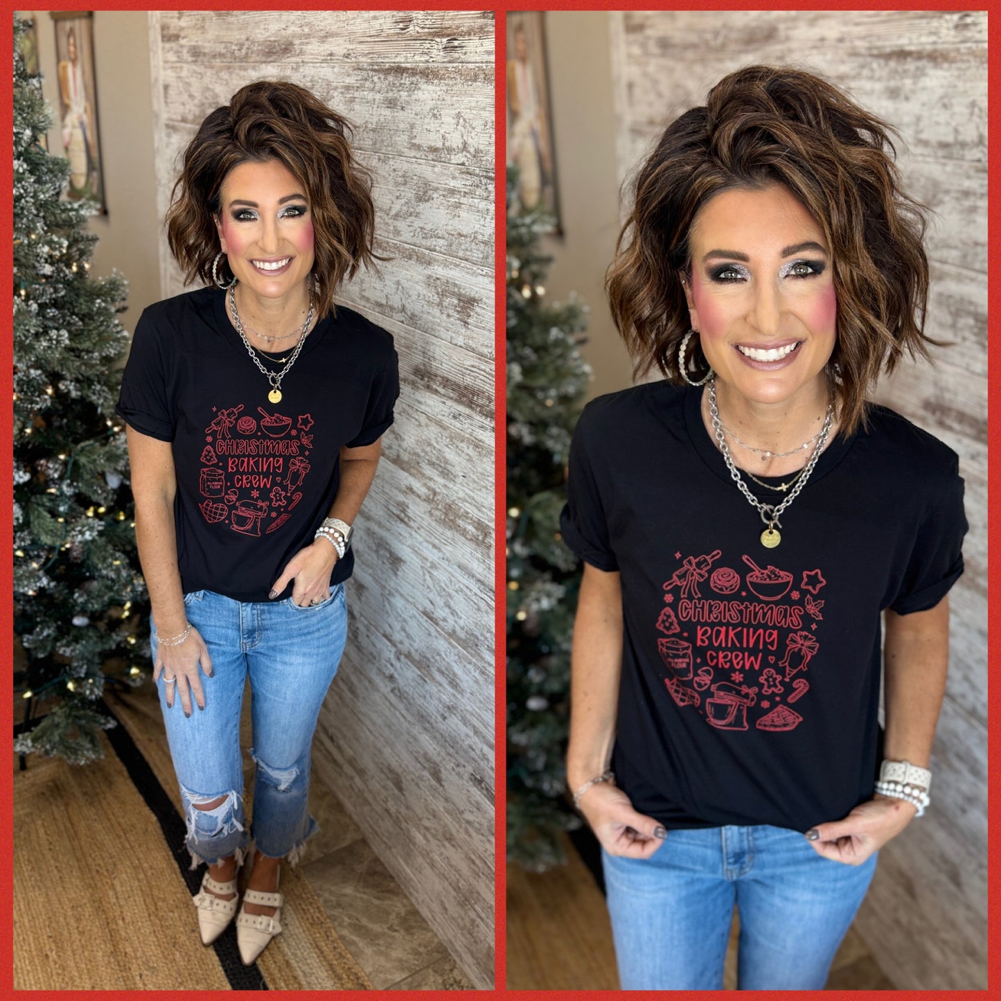 Baking Crew Port & Company Fan Favorite Graphite Tee Youth and Adult~ 2 Colors