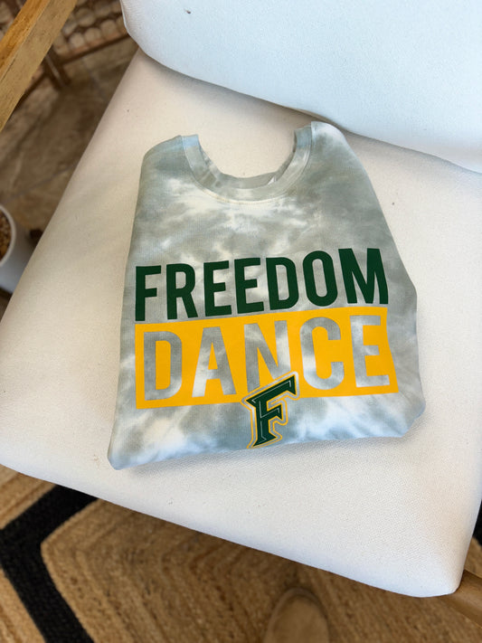 Freedom Dance Greenstone Youth Tie Dye Crewneck