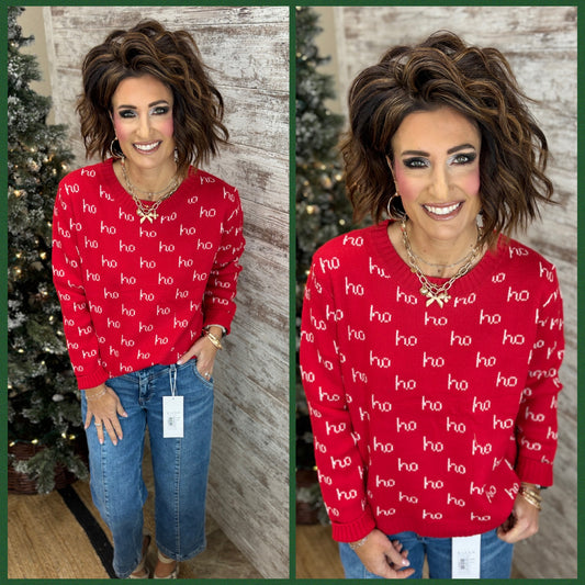 Red Ho Ho Ho Sweater