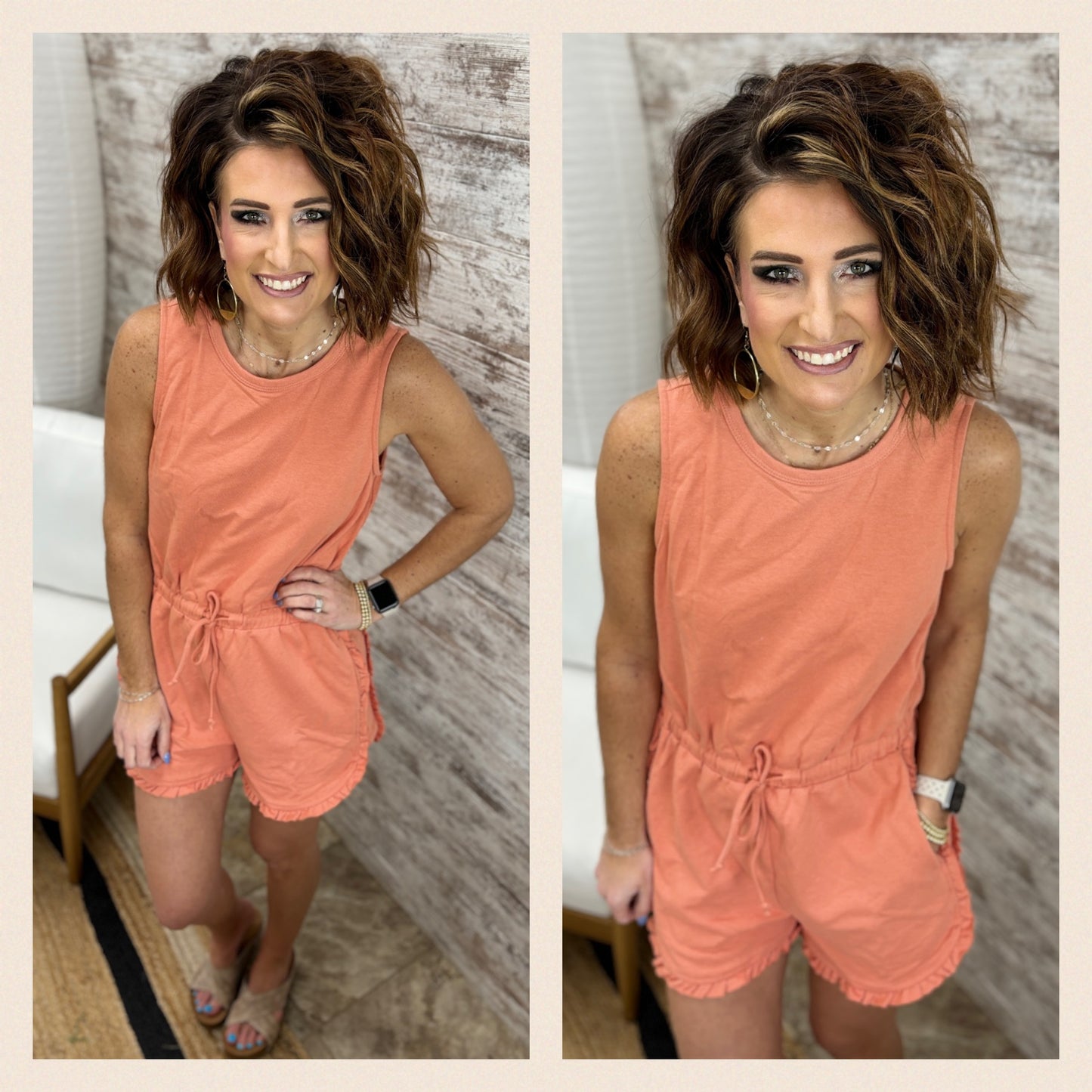 Frilled Romper ~ 3 Colors