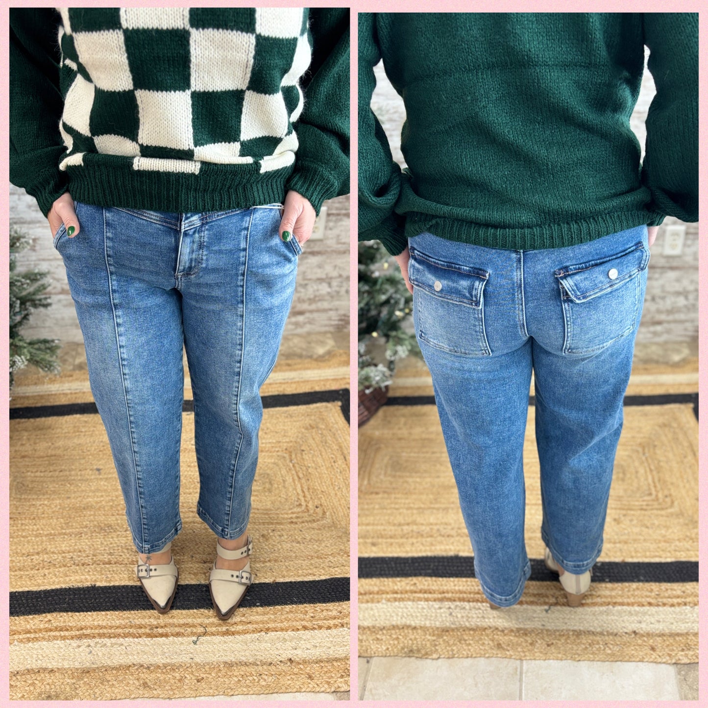 Risen Baggy Yolk Cropped Jeans PGC21266