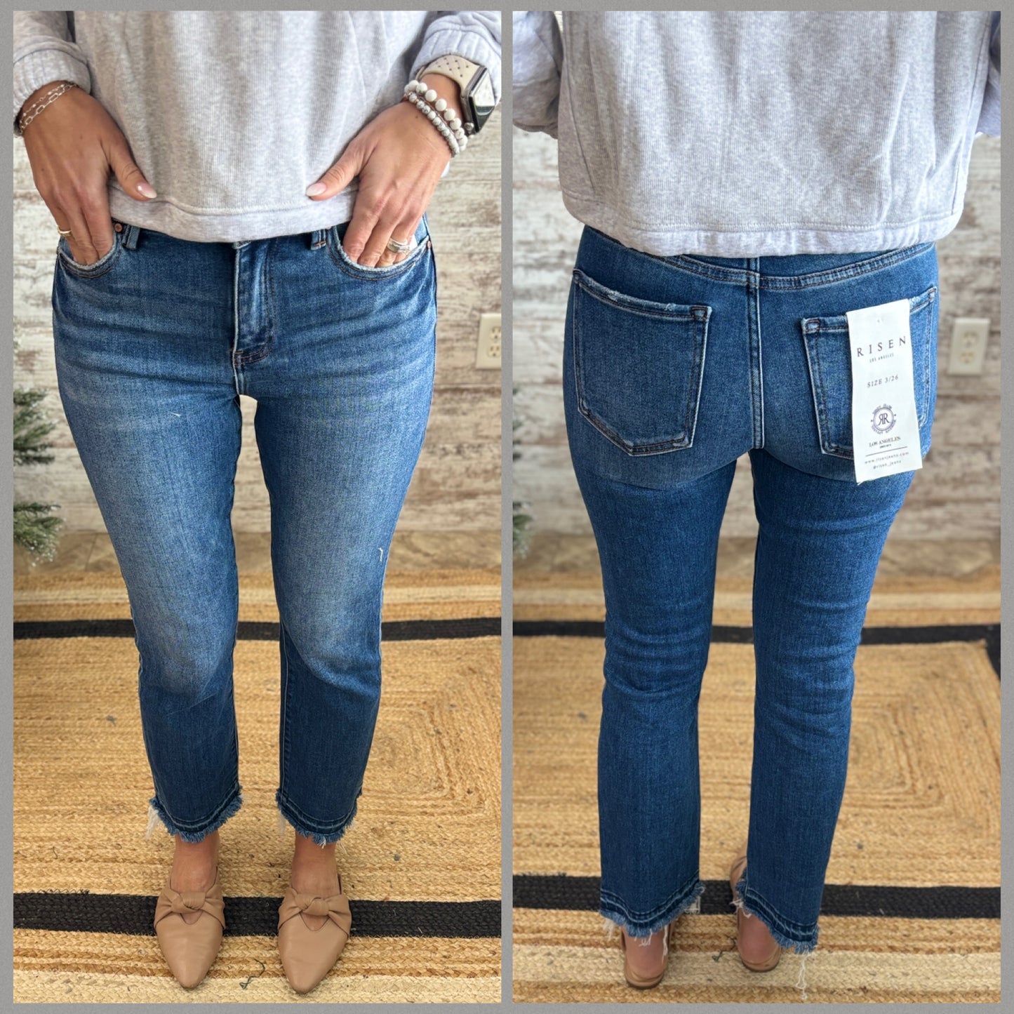 Risen High Rise Straight Jeans RDP5636RT