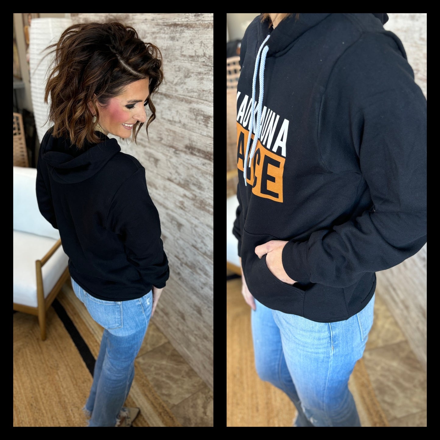 Kaukauna Dance Black Bella Hoodie