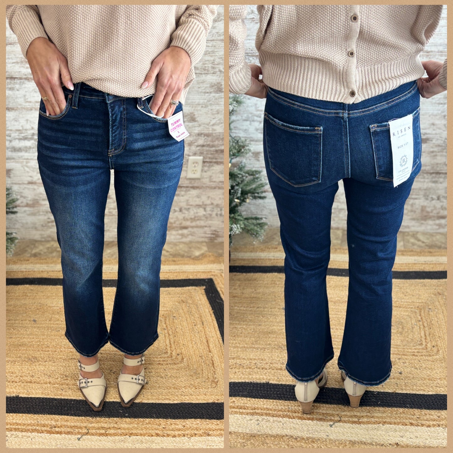 Risen Tummy Control Bootcut Jeans PBC21661