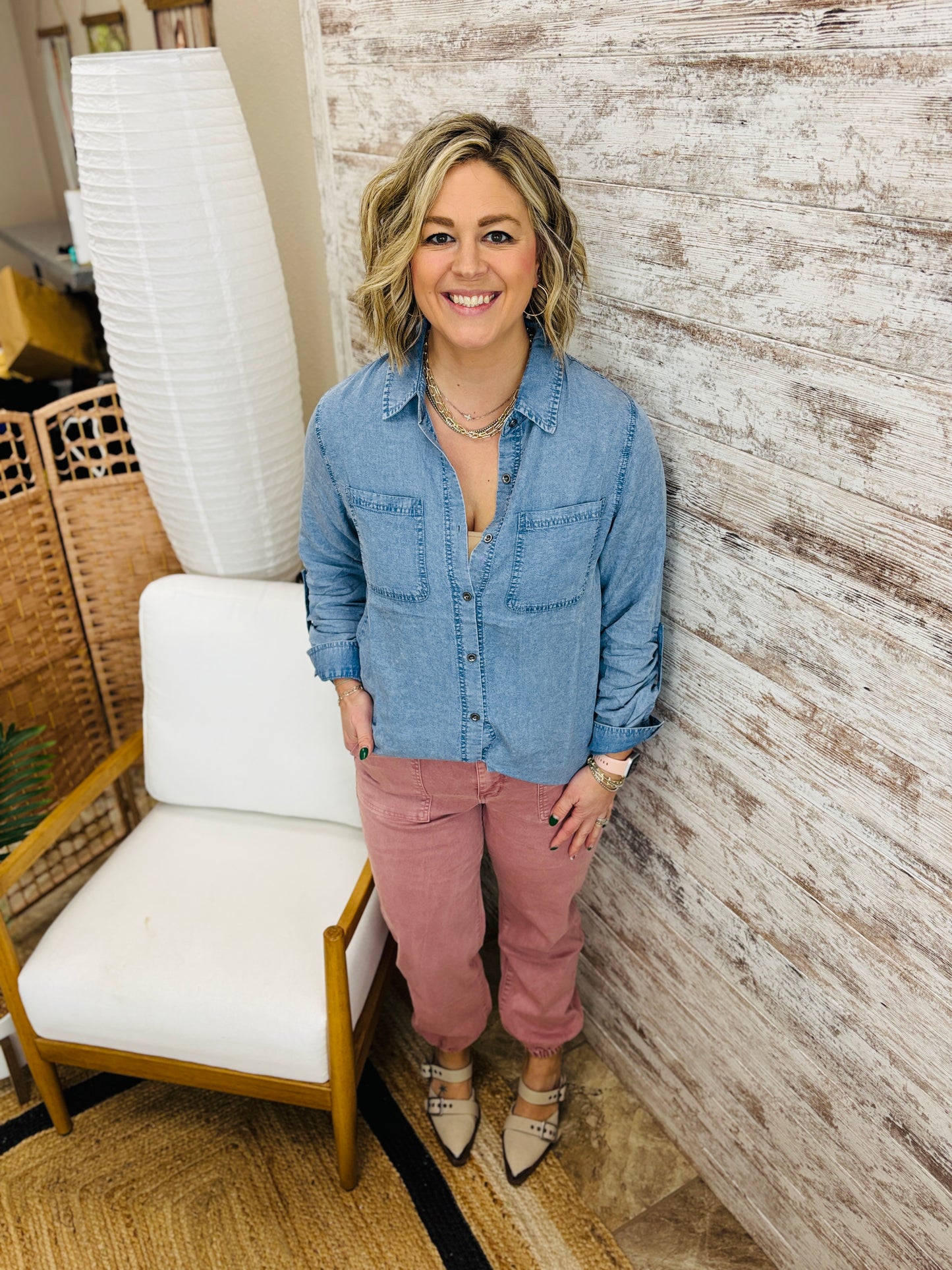 Chambary Button Down Top