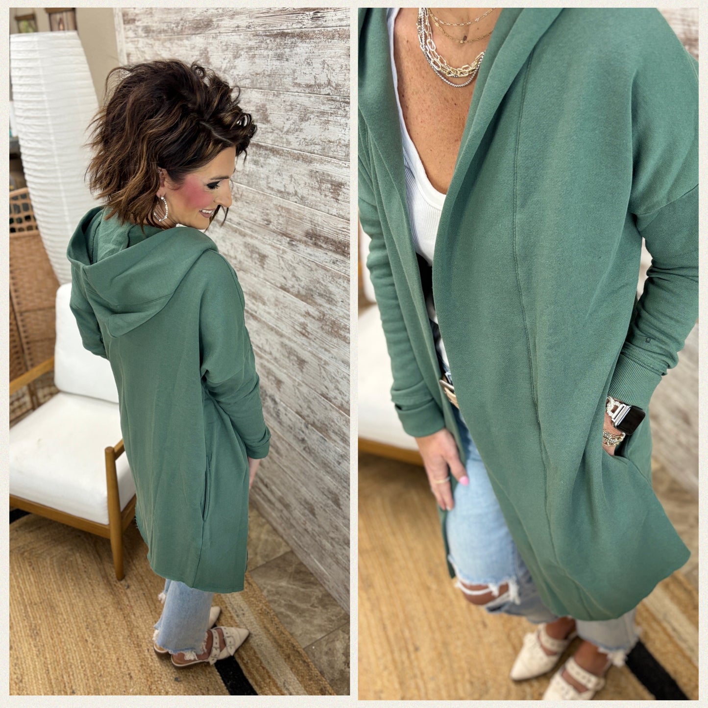 Open Front Long Line Cardigan ~ 3 Colors