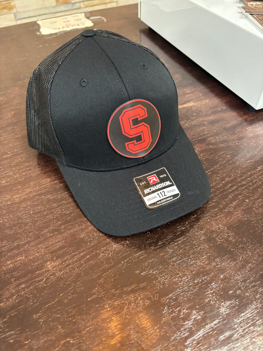Seymour All Black Colored Patch Trucker Hat