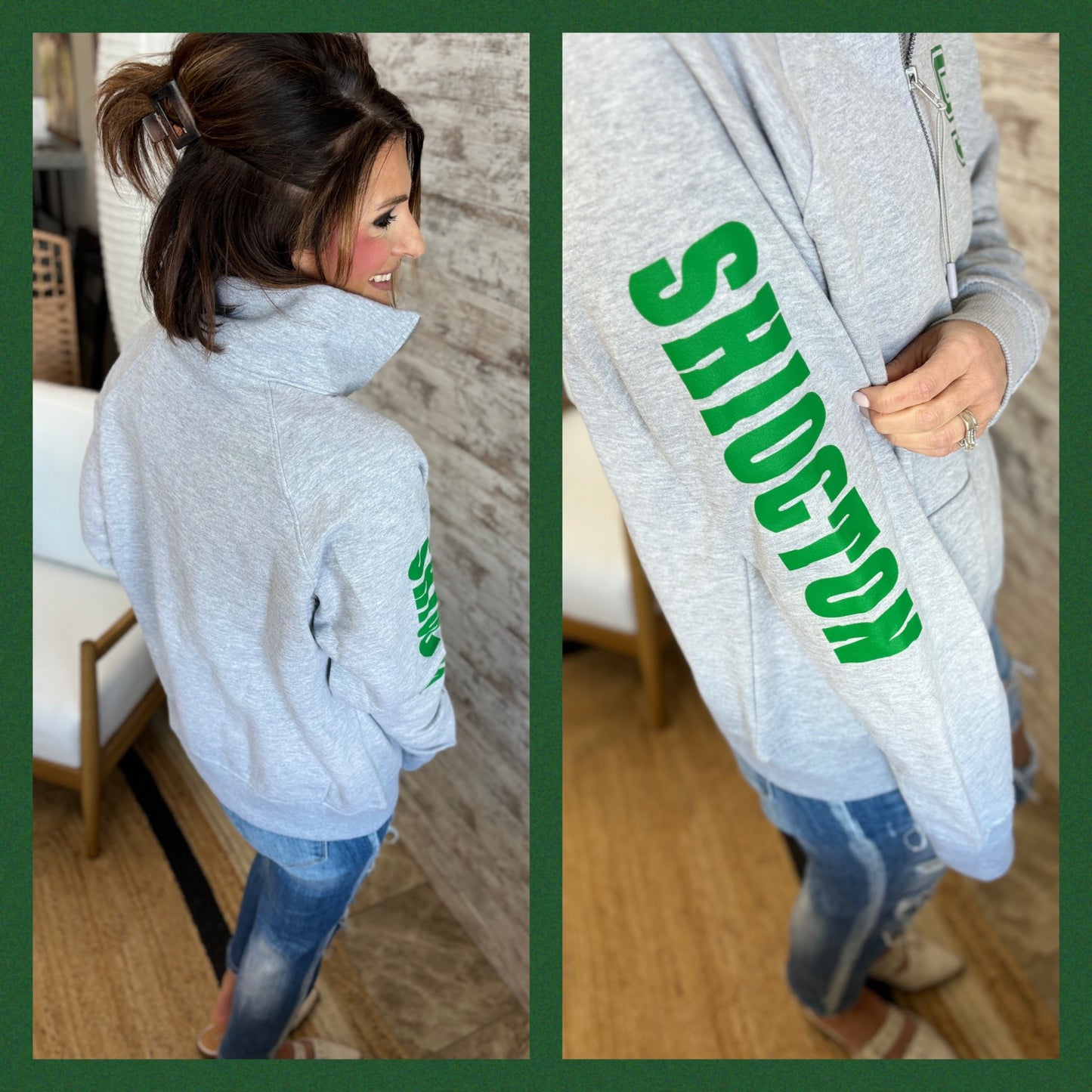 Shiocton Enza Ladies Grey 1/4 Zip