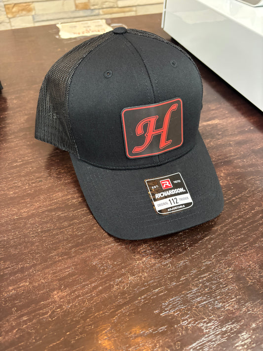 Hortonville All Black Colored Patch Trucker Hat