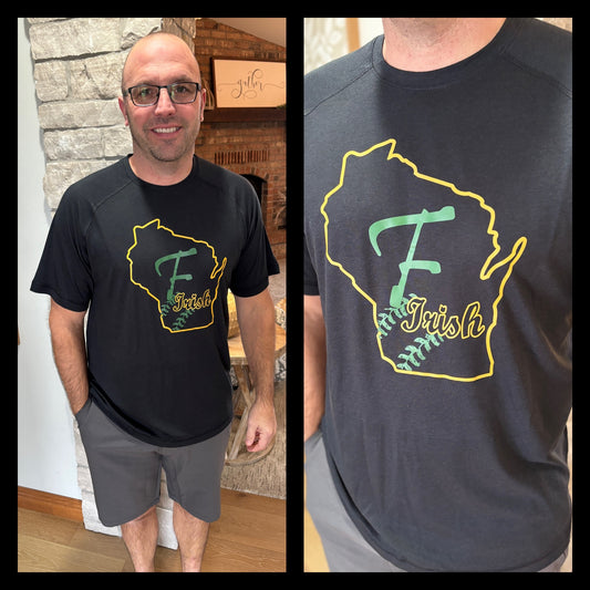 Freedom Irish Baseball Moisture Wicking Tee~ 3 Options!