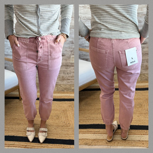Mica Deep Pink High Rise Jogger MDP-G3164 **RESTOCKED**