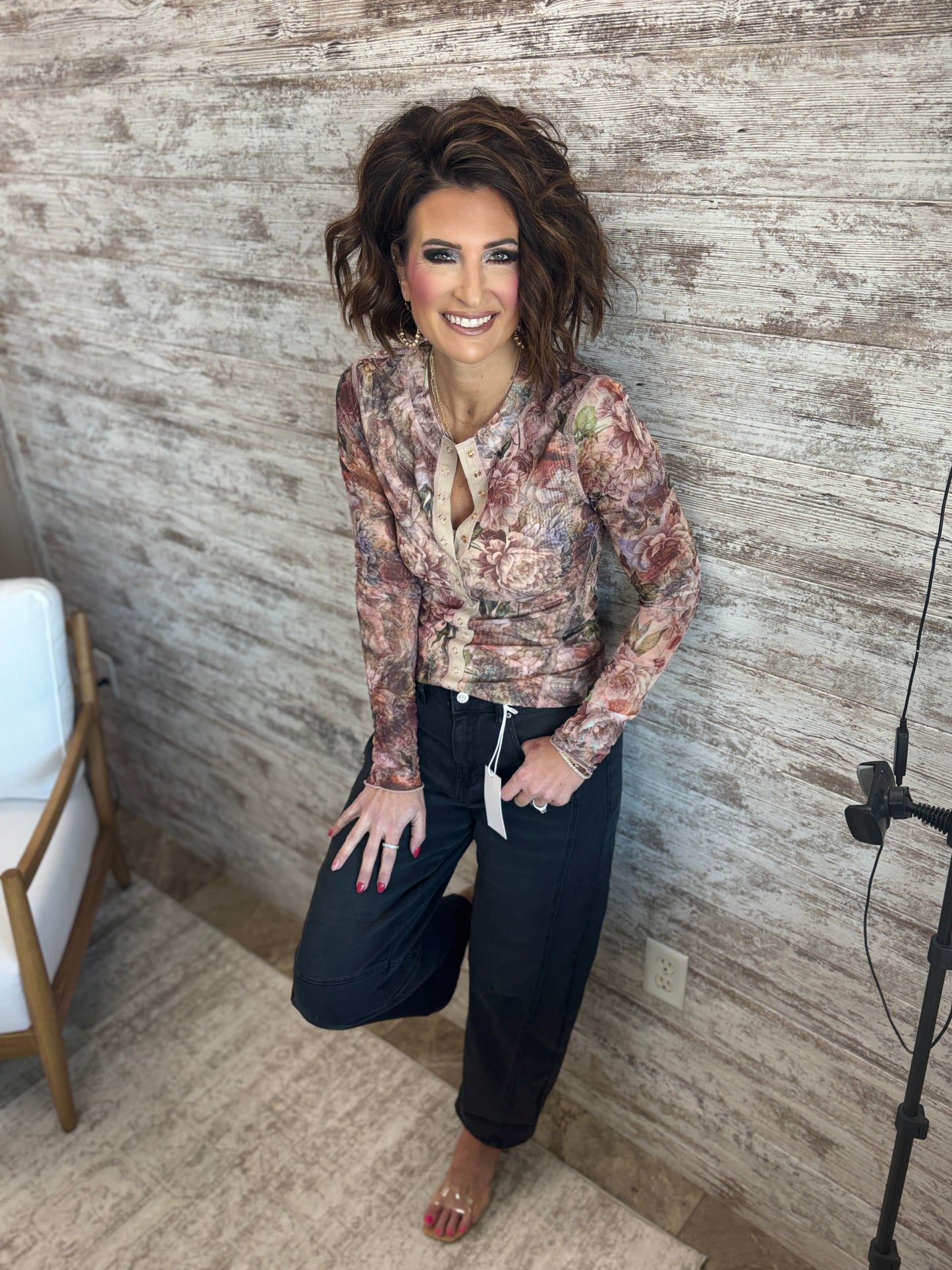 Zenana Black Barrel Jeans DMP-1757Y