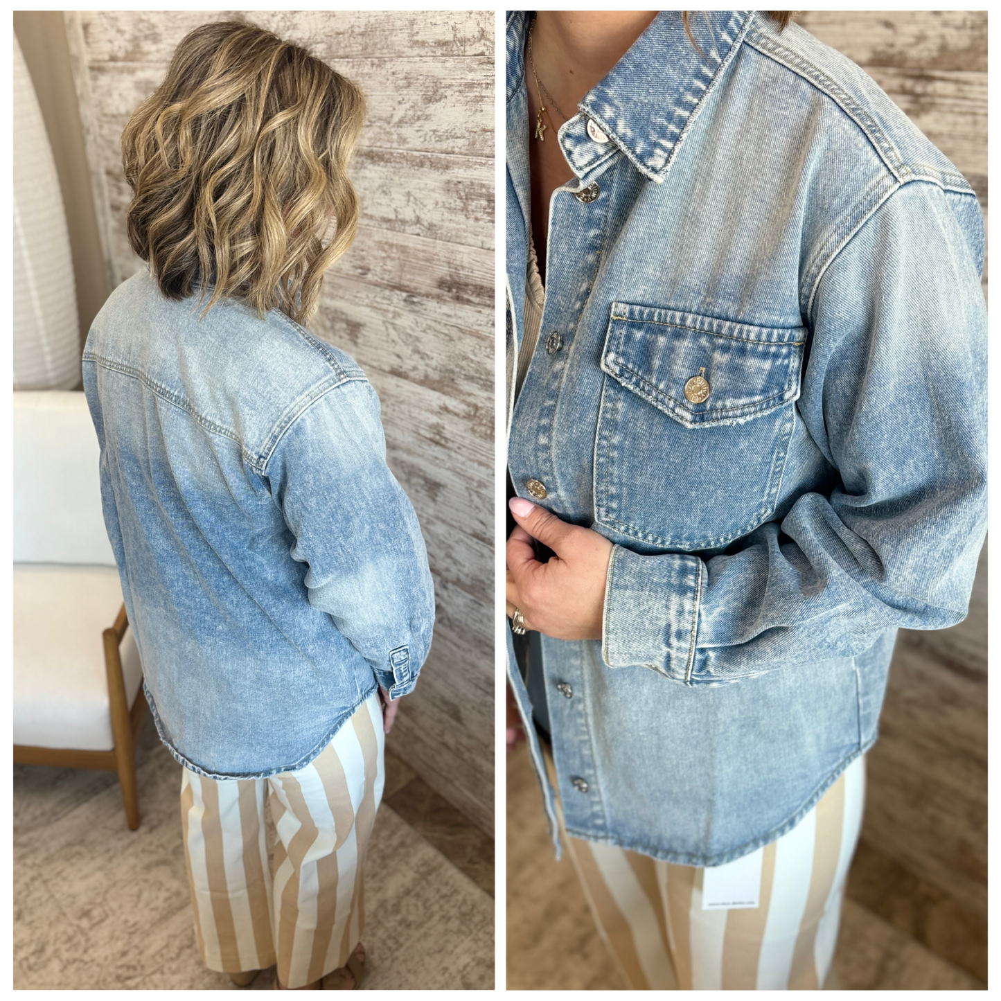 Washed Denim Jacket
