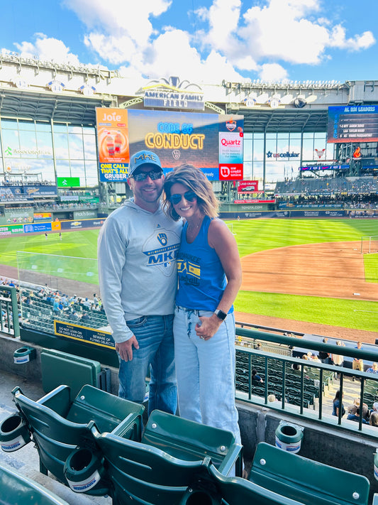 Brewers Baseball Royal Racer Tank