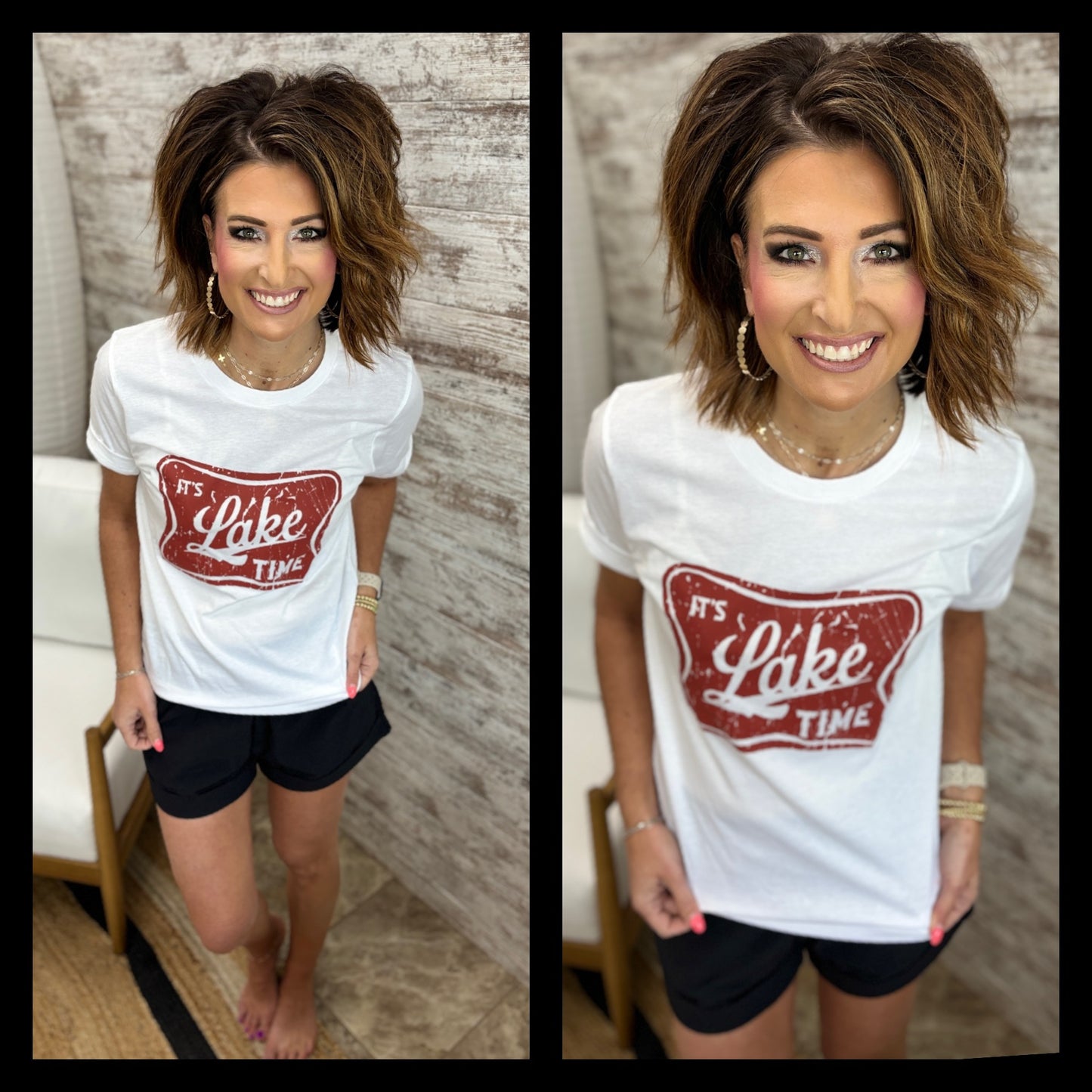 It's Lake Time Bella Canvas Tee ~ 2 Colors