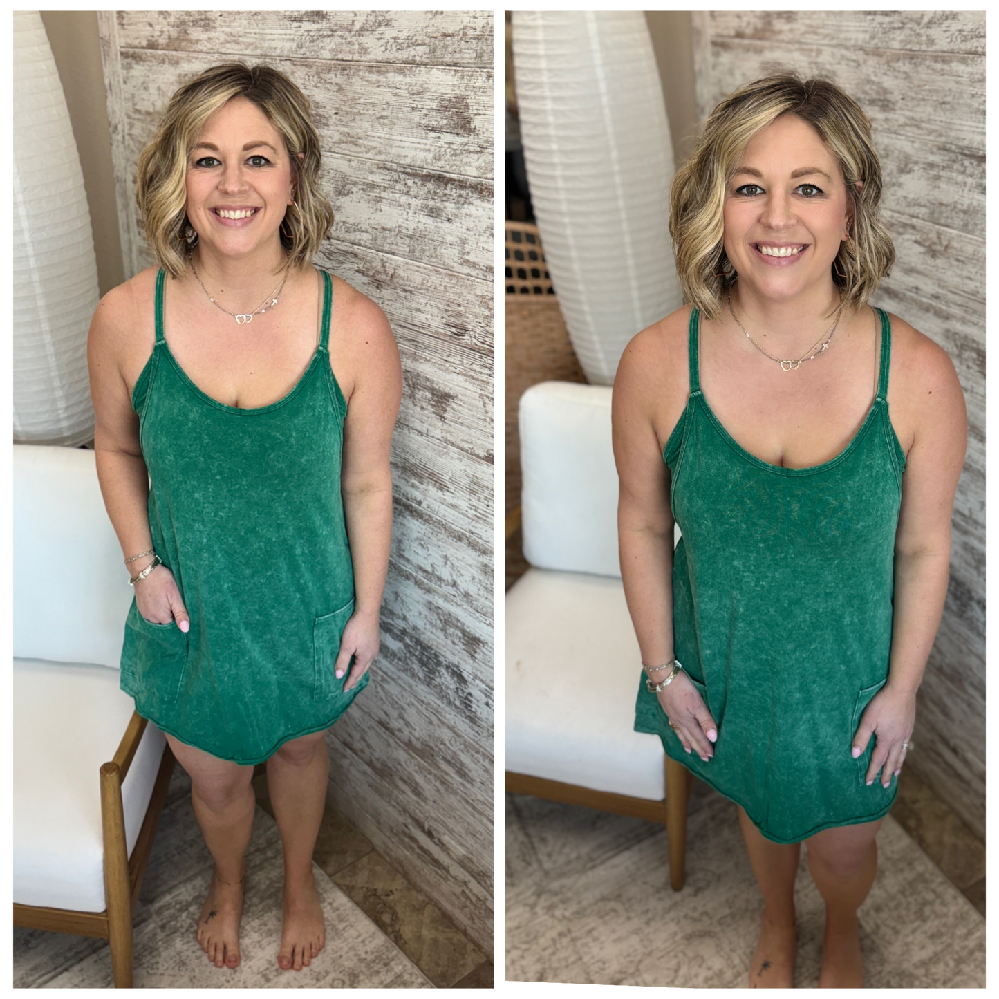 Forest Mini Dress with Liner