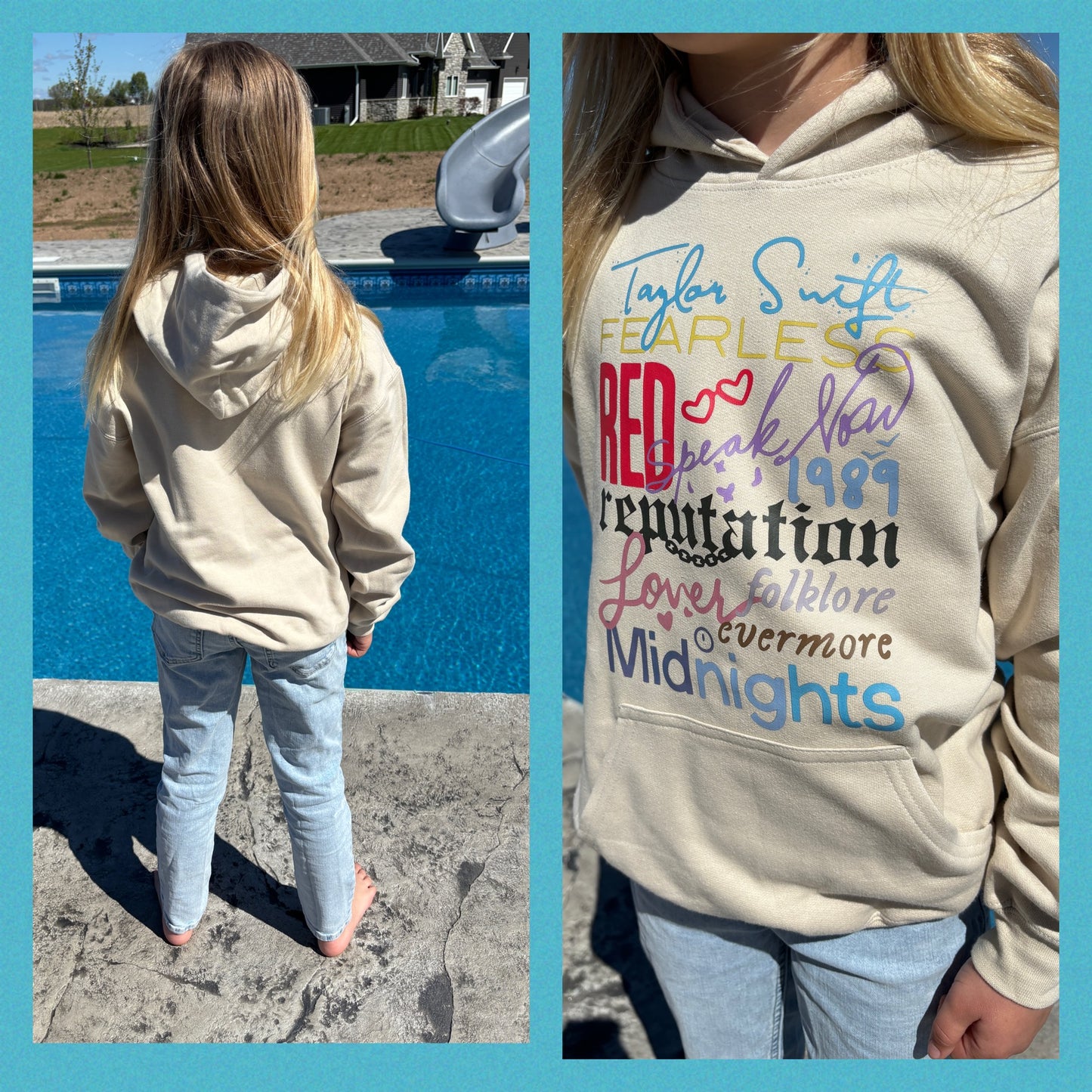 Taylor Swift Album Sand Youth Hoodie