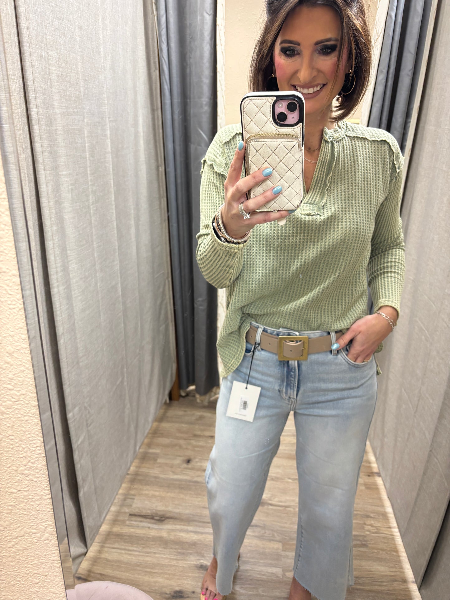 Taupe Classic Square Belt *Restocked*