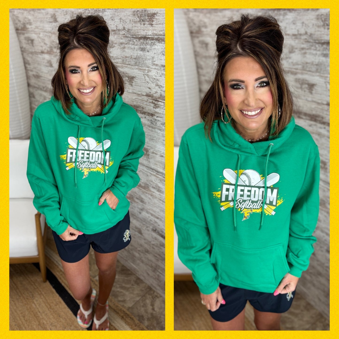 Freedom Irish Softball Port & Company Hoodie ~ 2 Colors