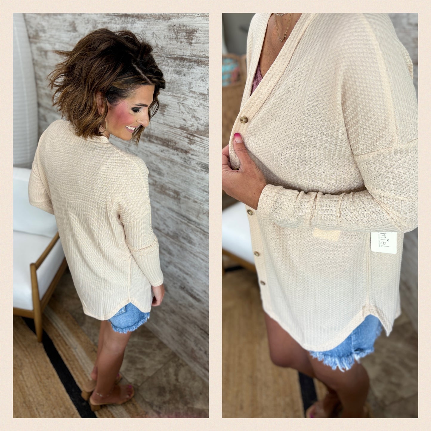 Soft Waffle Knit Cardigan~ 8 Colors