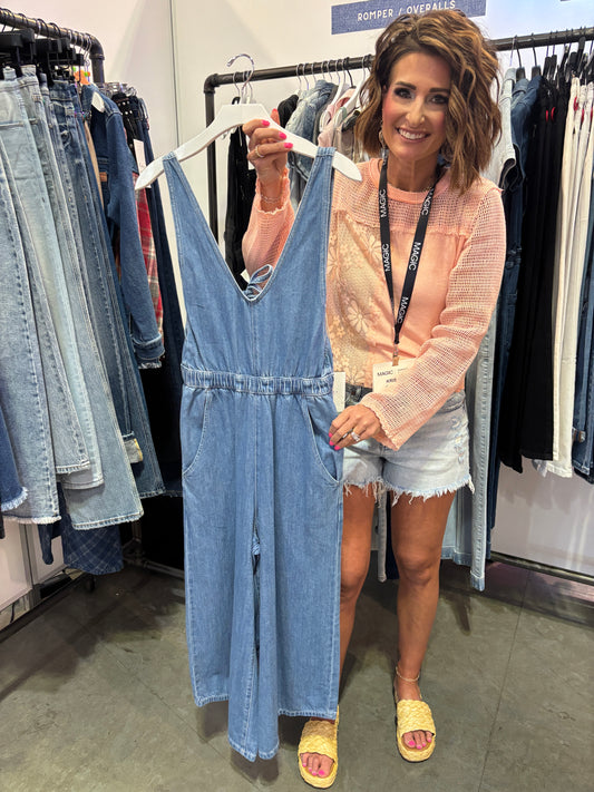 Kancan Cropped Wide Leg Jumper
