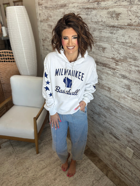 Milwaukee Baseball Port & Company Unisex Hoodie ~ 2 Colors~ 2 Styles Options
