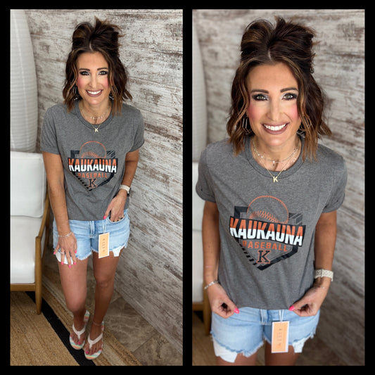 Kaukauna Baseball  Bella Tee~ Adult and Youth ~ 2 Color Options