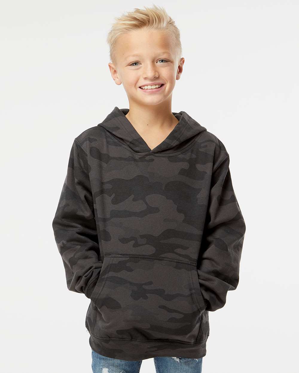 Kaukauna Football Black Camo Independent Trading Hoodie ~ Youth and Unisex ~