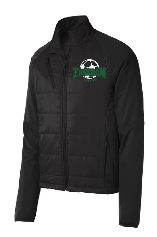 Freedom Soccer Port Authority Men's Soft Shell Hybrid Jacket