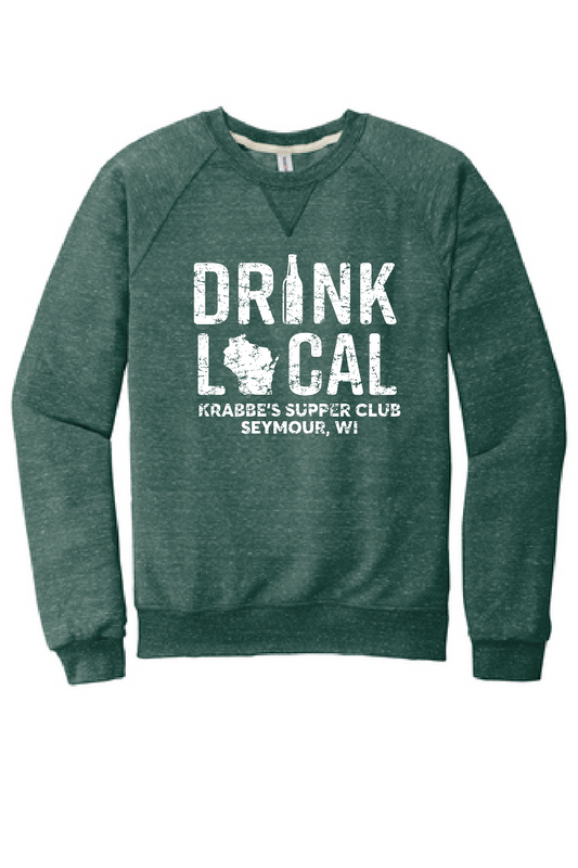 Krabbe's Drink Local Jerzee Snow Crew~  Ladies/Men