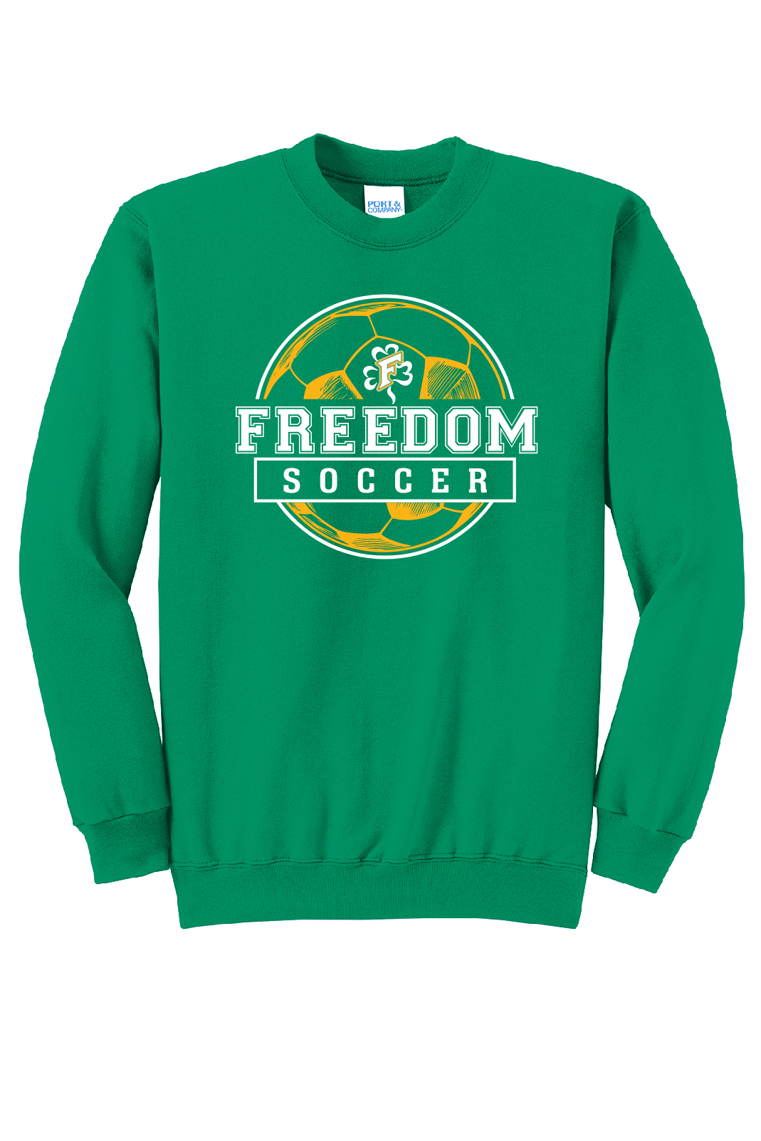 Freedom Soccer Port & Company Crew ~ 3 Colors ~ Youth and Adult