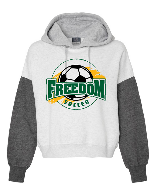 Freedom Soccer MV Sport Crop Colorblock Hoodie~ Ladies ~