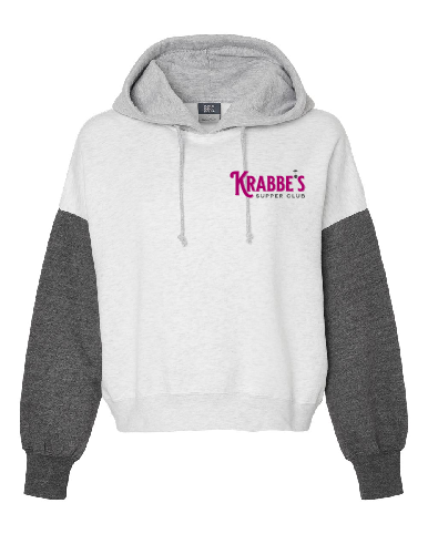 Krabbe's MV Sport Colorblock Crop Hoodie~ Ladies