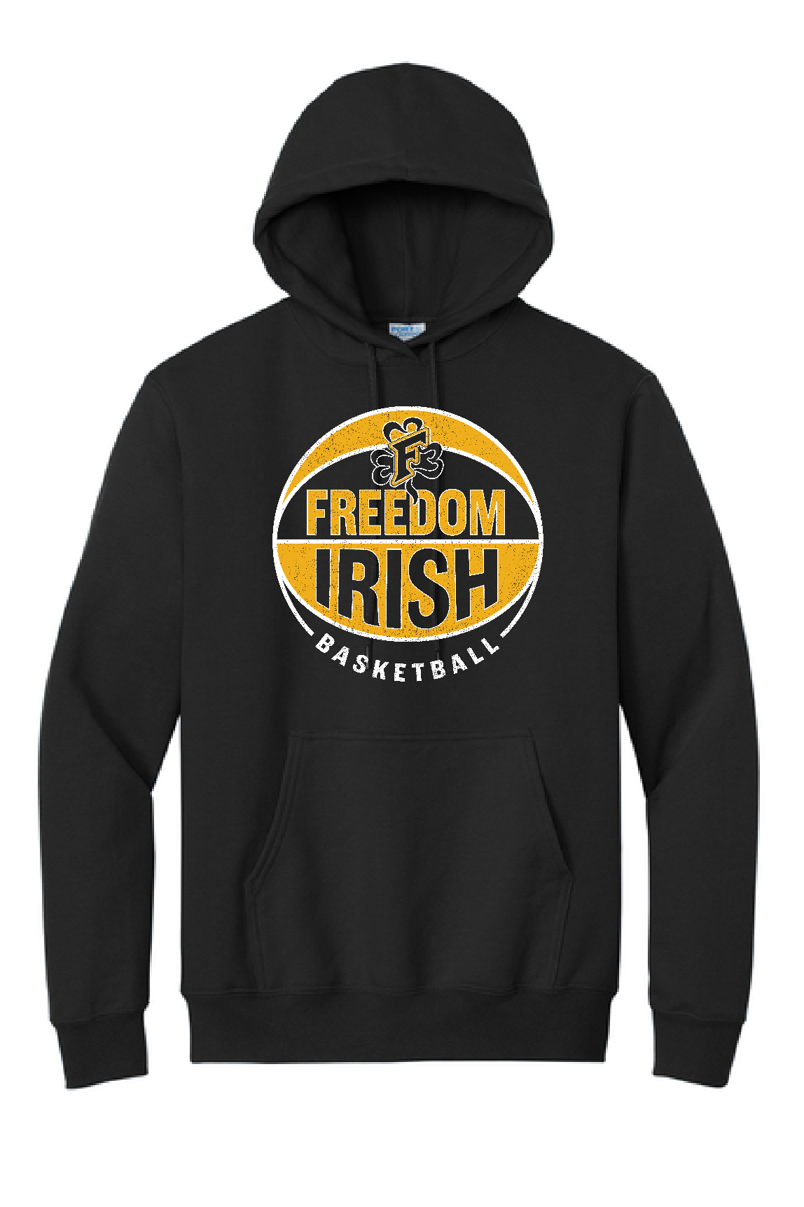 PERSONALIZED Freedom Basketball Black Hoodie