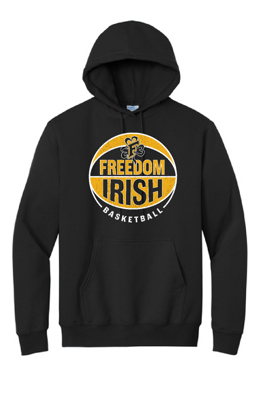 PERSONALIZED Freedom Basketball Black Hoodie