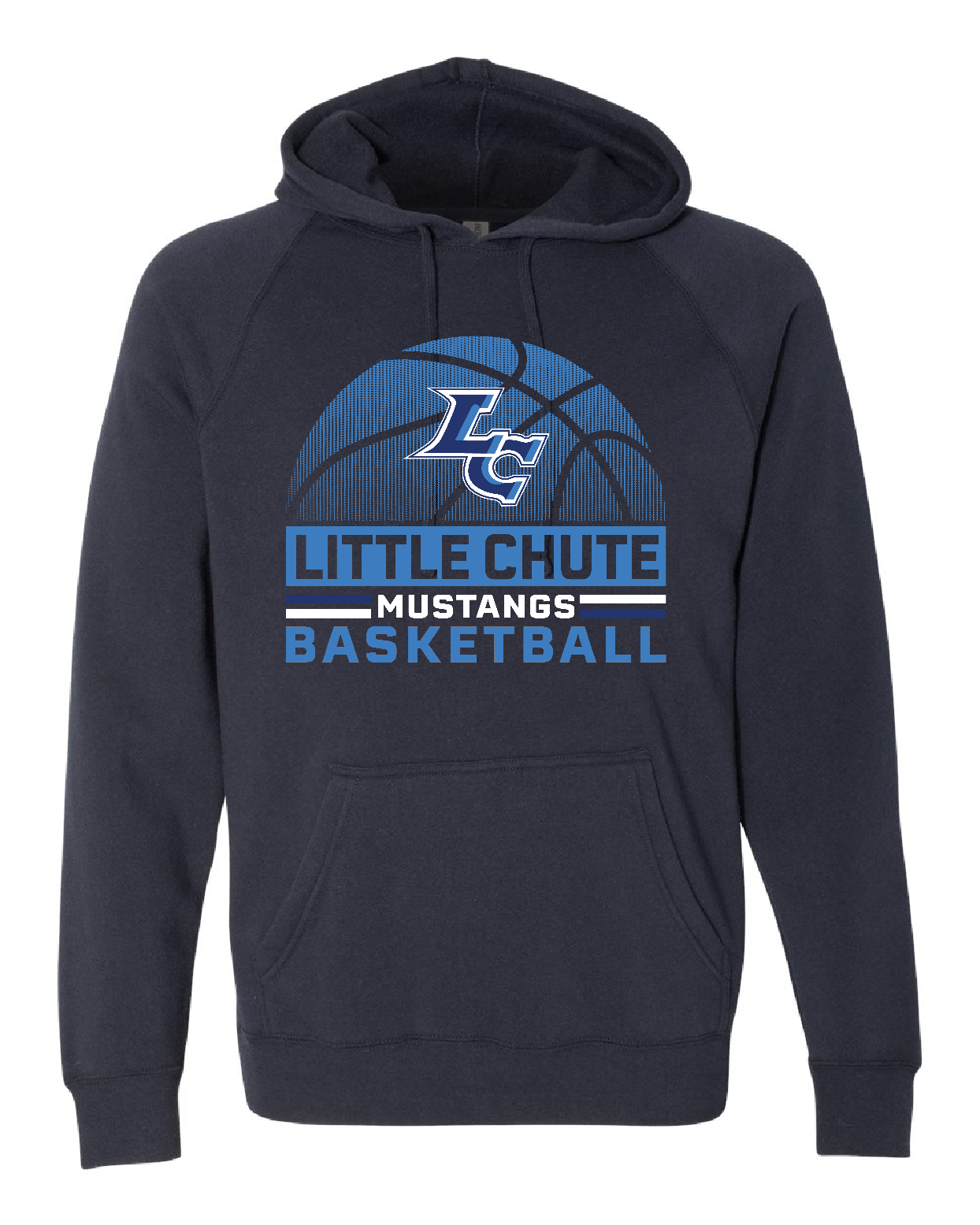 Little Chute Basketball Independent Trading Special Blend Hoodie ~ 2 Colors~ Youth and Adult