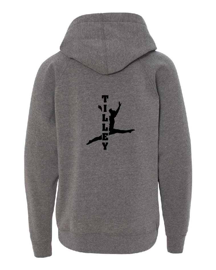 PERSONALIZED Gymnastics Independant Youth Lightweight Blend Hoodie ~ Several Colors