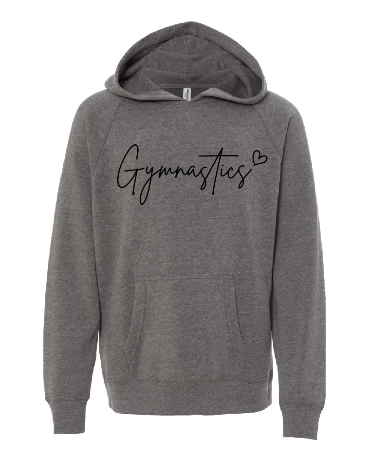 PERSONALIZED Gymnastics Independant Youth Lightweight Blend Hoodie ~ Several Colors