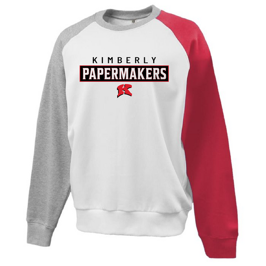 Kimberly Pennant Red Colorblock Crew