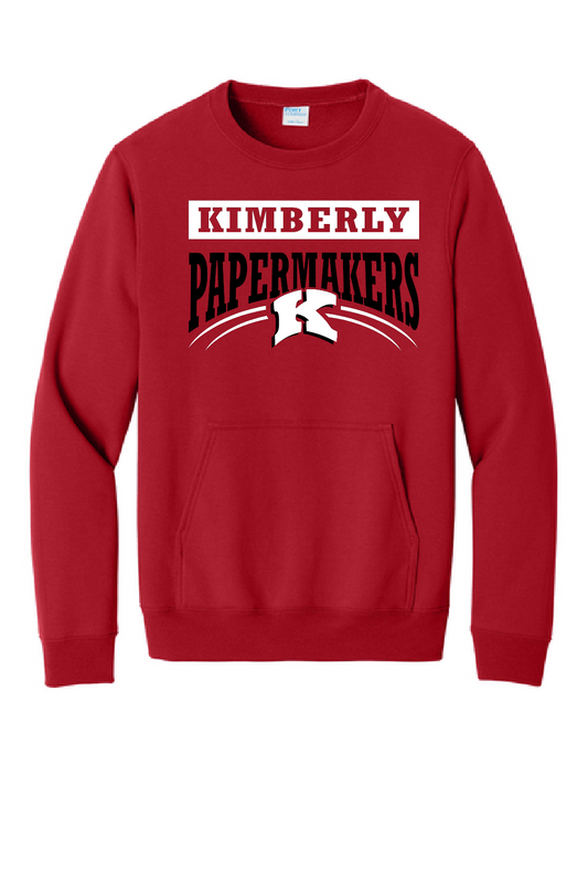 Sunrise Elementary Port & Company Kangaroo Pocket Crew ~ 2 Color/3 Styles~ Unisex