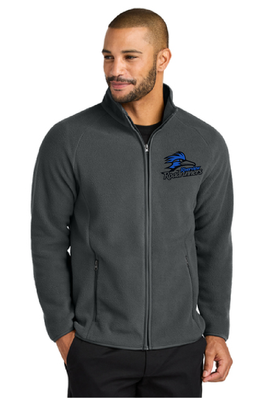 Riverview Port Authority Unisex Raglan Fleece Zip Up