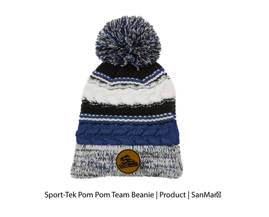 Riverview Sport Tek Royal Pom Pom Beanie