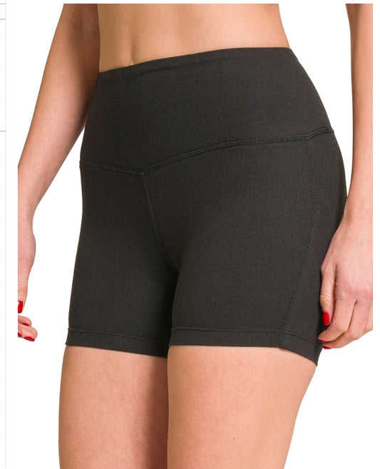 Black Soft Bike Shorts