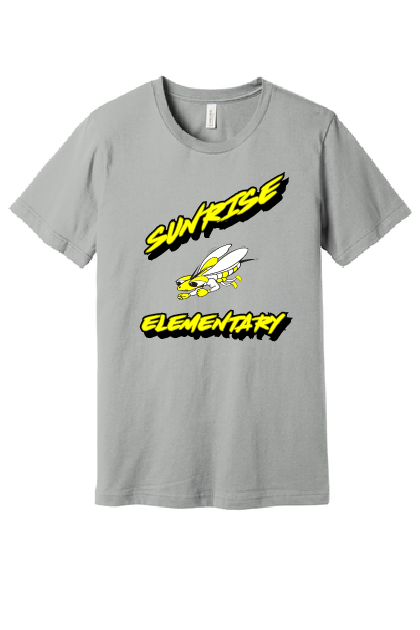 Sunrise Elementary Bella Canvas Tee ~ YOUTH~ Sunrise Logos